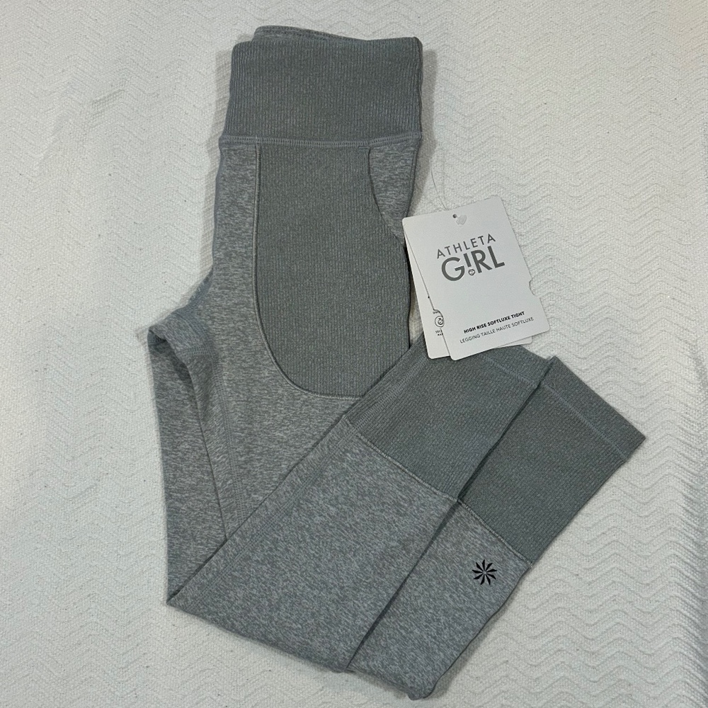 NWT Athleta GIRL High Rise Softluxe Tight Leggings - size XS/6